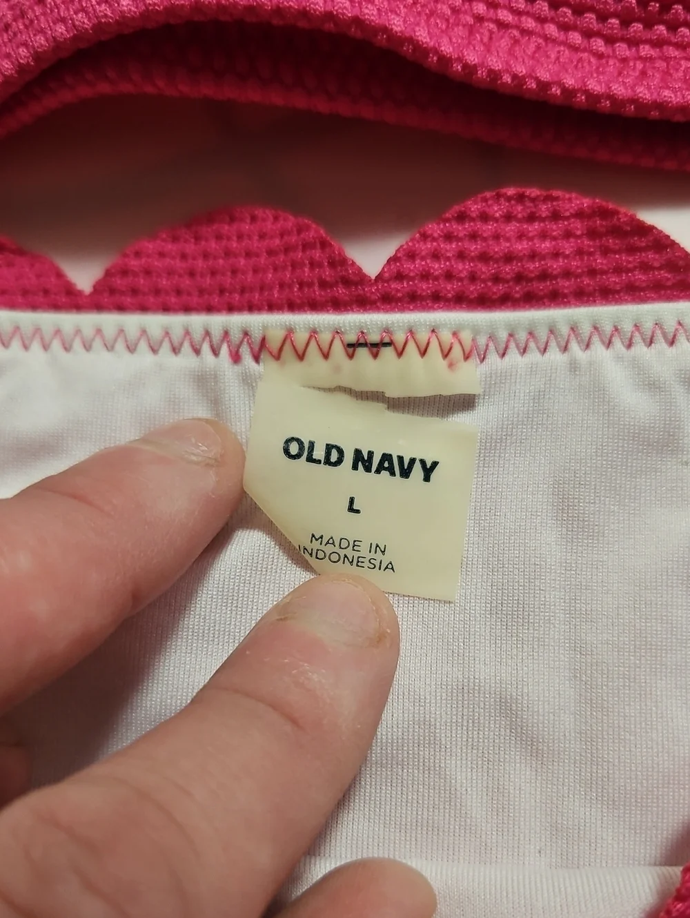 OLD NAVY GIRLS PINK TWO PIECE BIKINI SET: PINK: NEW WITH TAGS: SIZE L (10-12)